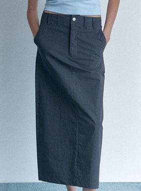 Facade pattern半身裙女秋冬新款高腰显瘦中长款包臀裙长裙