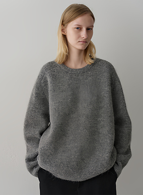 facade pattern羊驼毛毛衣女2026秋冬新款高级感宽松保暖针织衫