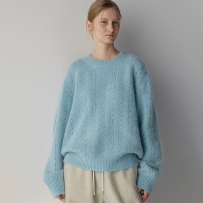 羊驼毛毛衣女百搭慵懒针织衫