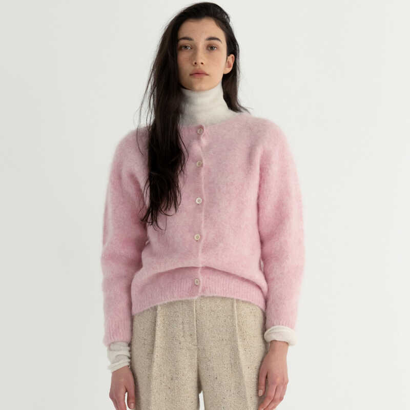 羊毛针织衫长袖毛衣小开衫外套