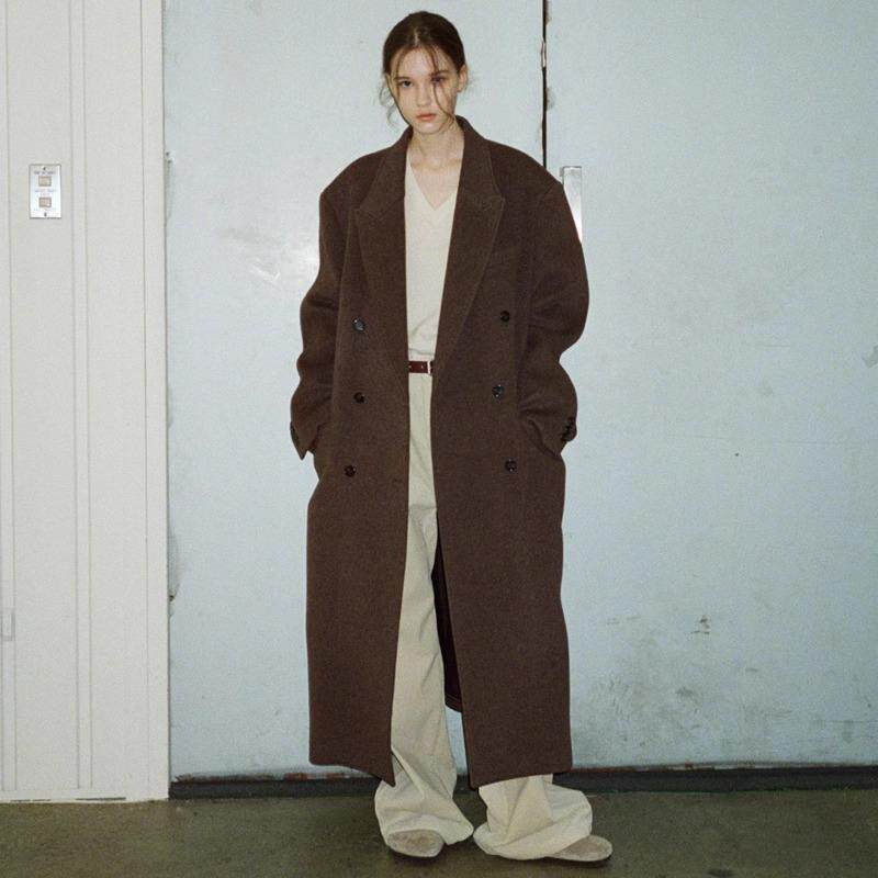 羊毛大衣女高级感毛呢子外套