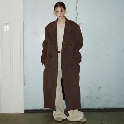 羊毛大衣女高级感毛呢子外套