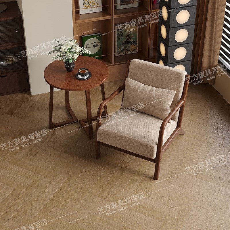 复古单人沙发阳台休闲椅子轻奢高级感小户型躺椅设计师单人沙发椅