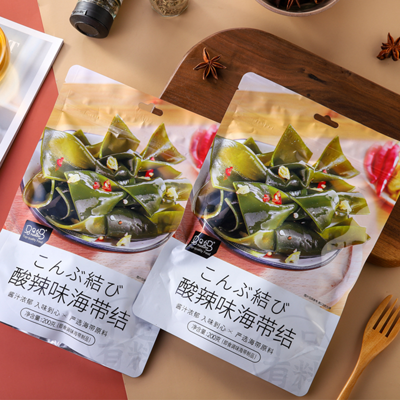 馬馬媽200g酸辣海帶結低卡低脂