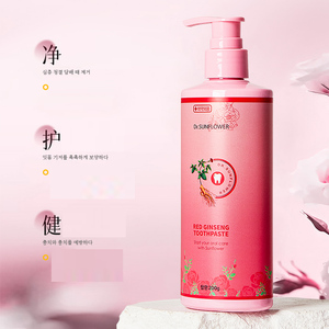 【电视购物同款】韩国进口DR.SUNFLOWER红参牙膏200g/瓶