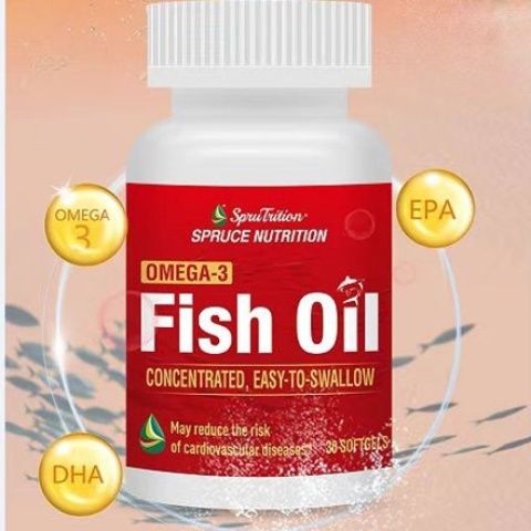 云杉进口鱼油美国Spruce原装500mg高含量欧米伽3 omega3深海鱼油 传统滋补营养品 其他药食同源食品 原图主图