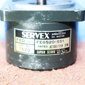 JAPAN SERVO无刷直流电机FED系列FE6S20-551实物拍摄拆机件