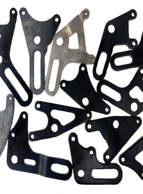 小大螃蟹碟刹支架转接码连接板定做A3钢不锈钢都可以YX0353