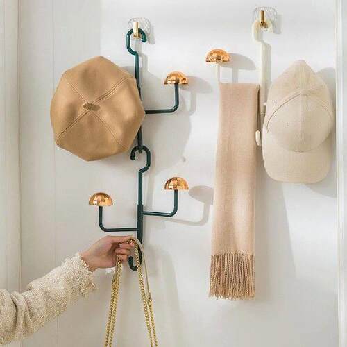 Mounted Storage Rack Versatile Over The Door Hat Scarf