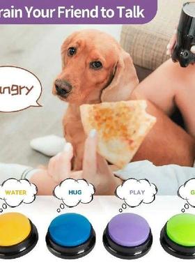 Recordable Pet Starter Talking Speaking Buttons Dog