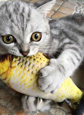 20cm Cat Favor Fish Toy Stuffed Fish Shape Cat Scratch Board