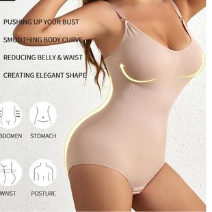 Seamless Shapewear Bodysuit连体塑身内衣大码产后收腰束腹