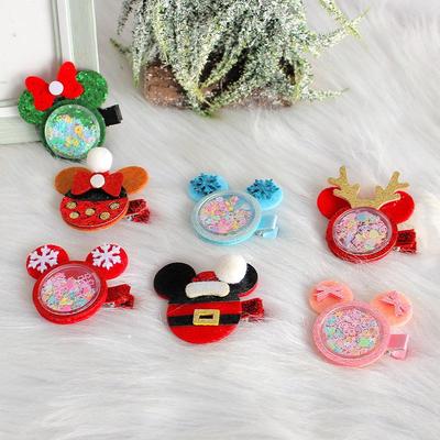 Christmas children's hair accessories candy hairpin Mick