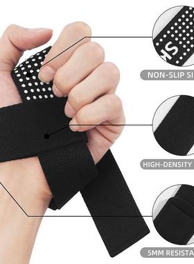 Padded Wrist Wraps Lifting Straps Weightlifting Gloves GYM