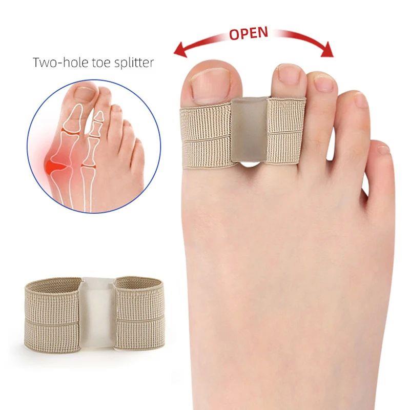 1Pc Foot Care Tool Silicone Toe Spreader Separator Bunion Ha