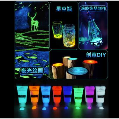 2025 Neon Fluorescent Body Paint Glow In The Dark Face Paint