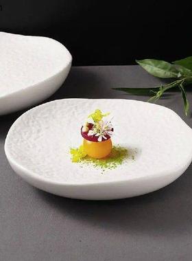 Ceramics Tableware White Dinner Plate Sushi Plates Western