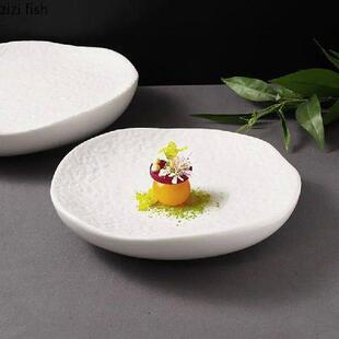 Ceramics Tableware White Dinner Plate Sushi Plates Western