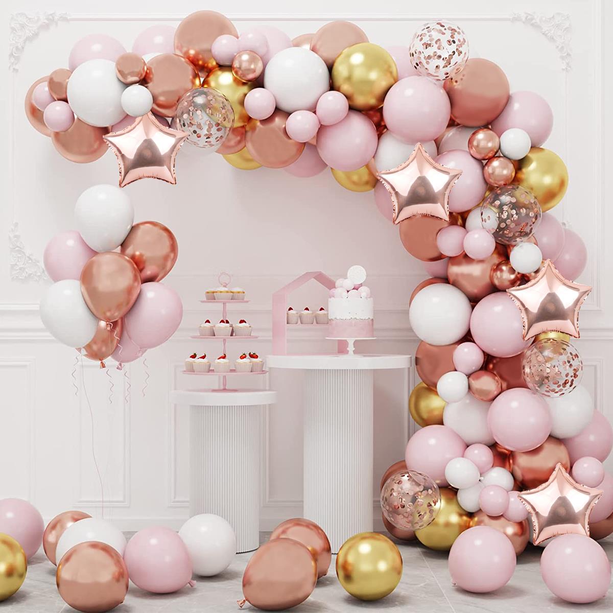 Macaron Balloon Garland Arch Kit 1st Birthday Party Decorati