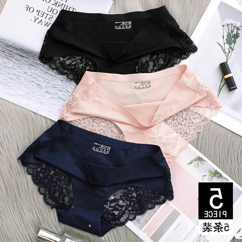 5pcs Underwear for women panties briefs ladies Thongs 内裤女