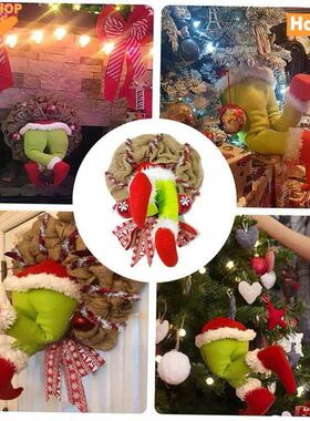 Christmas thief wreath Christmas tree spirit Door decoration