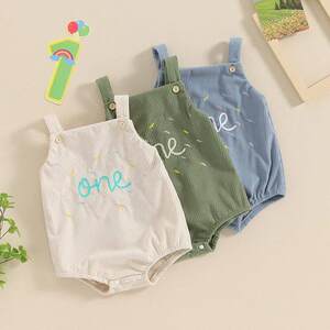 Summer Infant Toddler Boys Girls Romper Casual Sleeveless Le