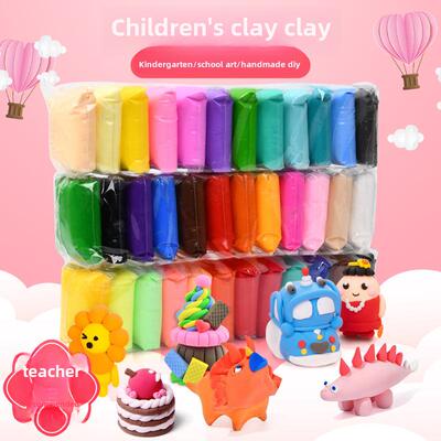 light clay polymer plasticine clay air dry playdough粘土玩具
