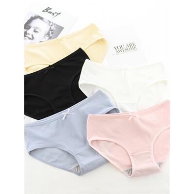 Ladies boxed panties girls low waist underpants 5 pcs set
