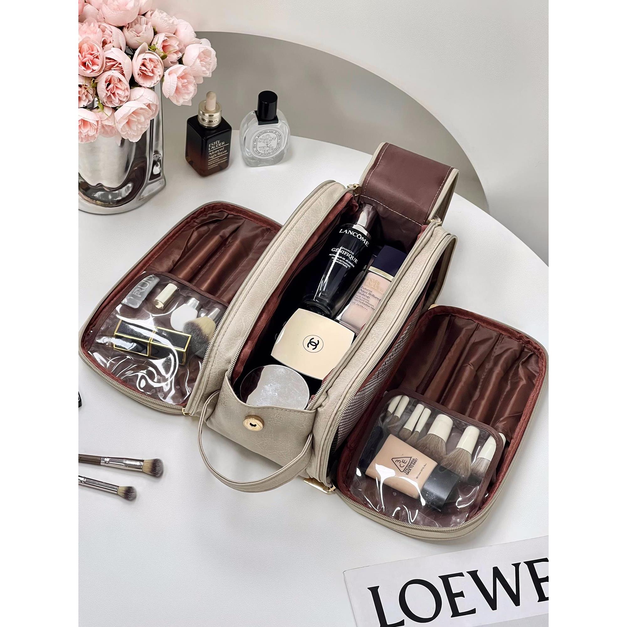 Lazy makeup bag small toiletries box large capacity storage