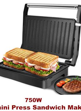 Panini Press Sandwich Maker Grill Burgers Cooking Steaks