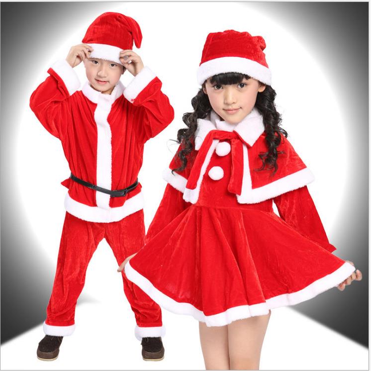 Christmas costume for boys girls children Santa Claus sui