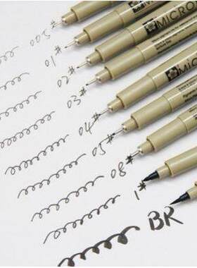 Sakura Pigma Micron Fine Line Pen 005 01 02 0 04 05 0810 BR