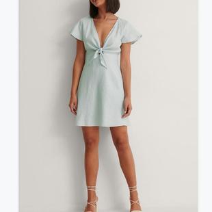 Loose fitting and sexy white high waisted mid length skirt