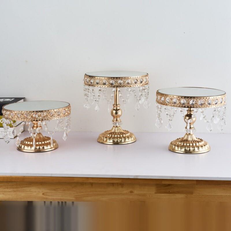 Candlestick decoration cake tray御烛台装饰蛋糕盘托盘