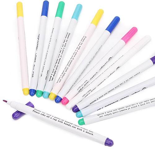 6 Colors T-shirt Textile Marker Permanent Fabric Pen DIY Cra