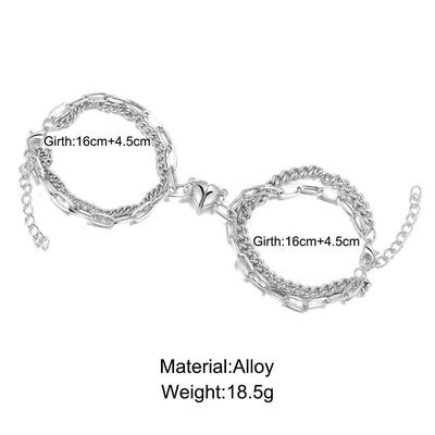 Valentine's Day magnet love attraction Bracelet couple手