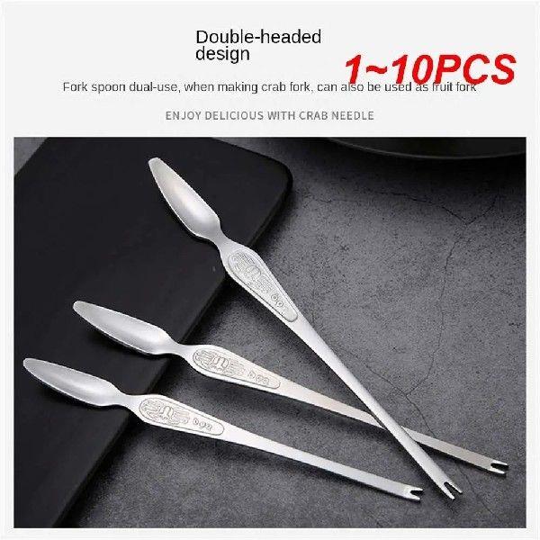 Crab Needle Lobster Crab Spoon Seafood Needle Stainless
