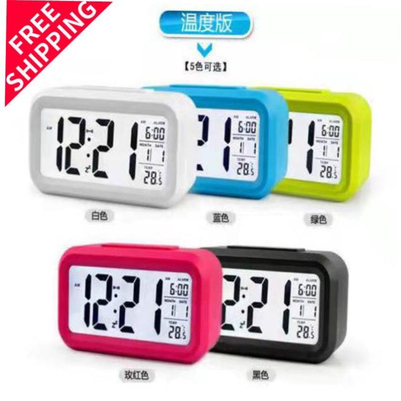 Night-light LED electronic clock alarm small 夜光静音小闹钟
