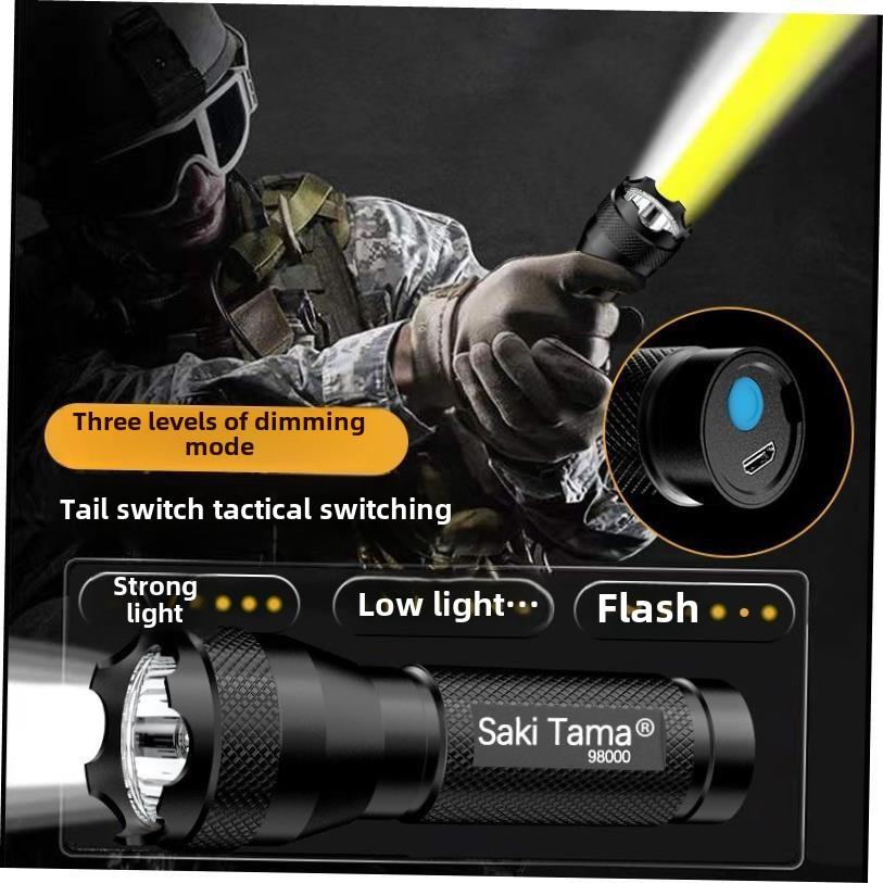 5000LM Zoomable XM-L T6 LED Flashlight Torch Light手电筒