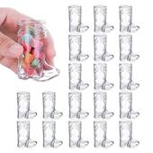 Pieces Cowboy 1oz 25Pack Glasses Plastic Shot Boot And