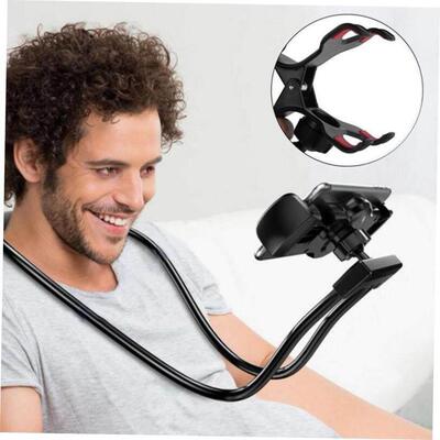 Mobile Phone Holder Lazy Hanging Neck Phone Stand 360 Degree