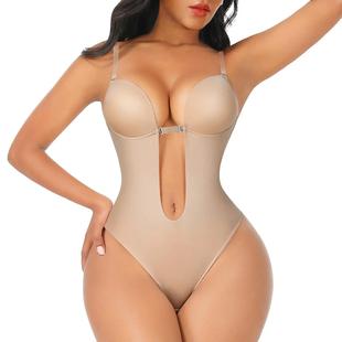 Shapewear for Women Plus Size Backless Built-in Bra 塑身衣