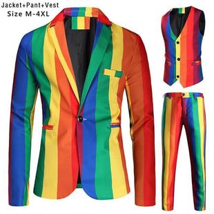 Christmas Dress men Costume suit mens Solid vest male Teen