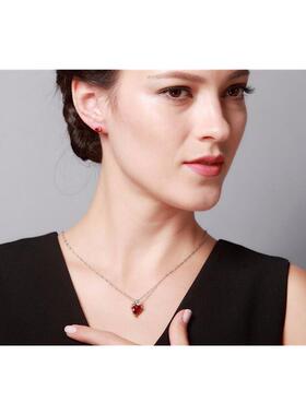 Jewelry Heart Zircon Pendant Star Heart Necklace