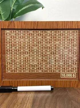 Wooden Piggy Banks, Dollar Cash Boxes, Reusable Assembled Ca