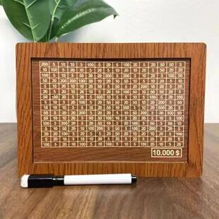 Wooden Piggy Banks, Dollar Cash Boxes, Reusable Assembled Ca