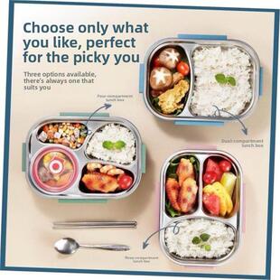 Stainless Steel cute lunch box for kids food container