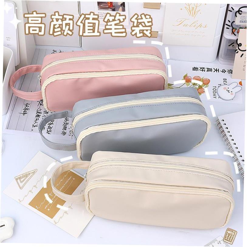 Korea Cute Pencil Cases for Girls Pencilcase Waterproof Canv