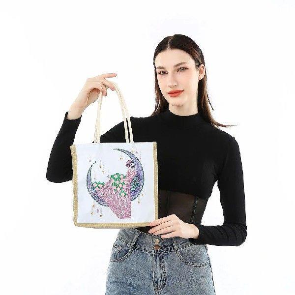 5D Diamond Mosaic Handbag DIY Eco-Friendly Shopping Bags