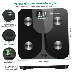 weighing weight scale体脂称浴室英文lbs人体重秤磅BMI fat body